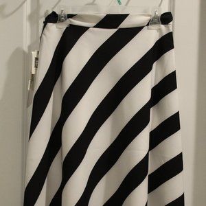 ANNE KLEIN High Waisted Midi Skirt